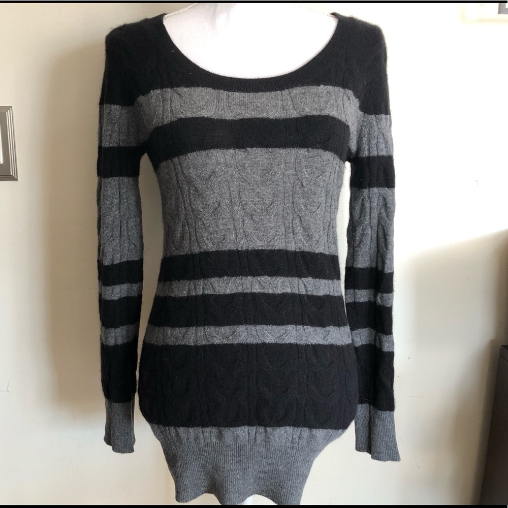 Pea in the Pod Striped Cashmere Sweater